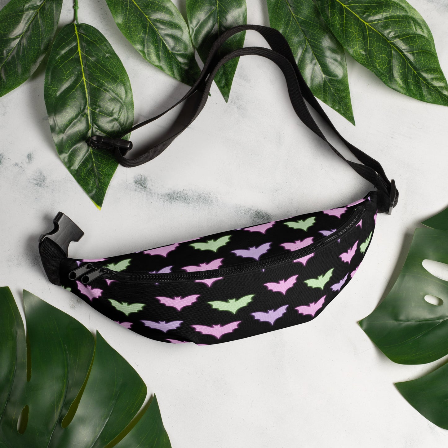 Neon Bat Fanny Pack upper view
