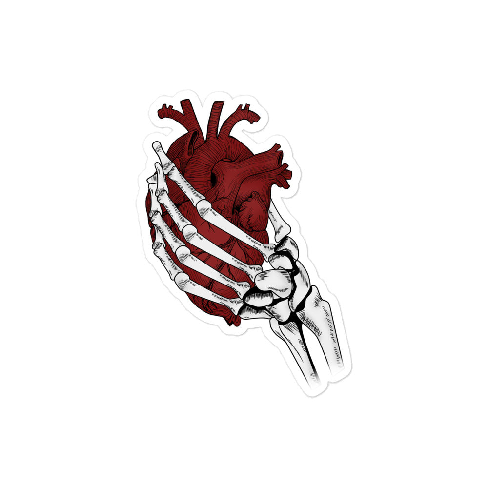 Heart in Hand Sticker
