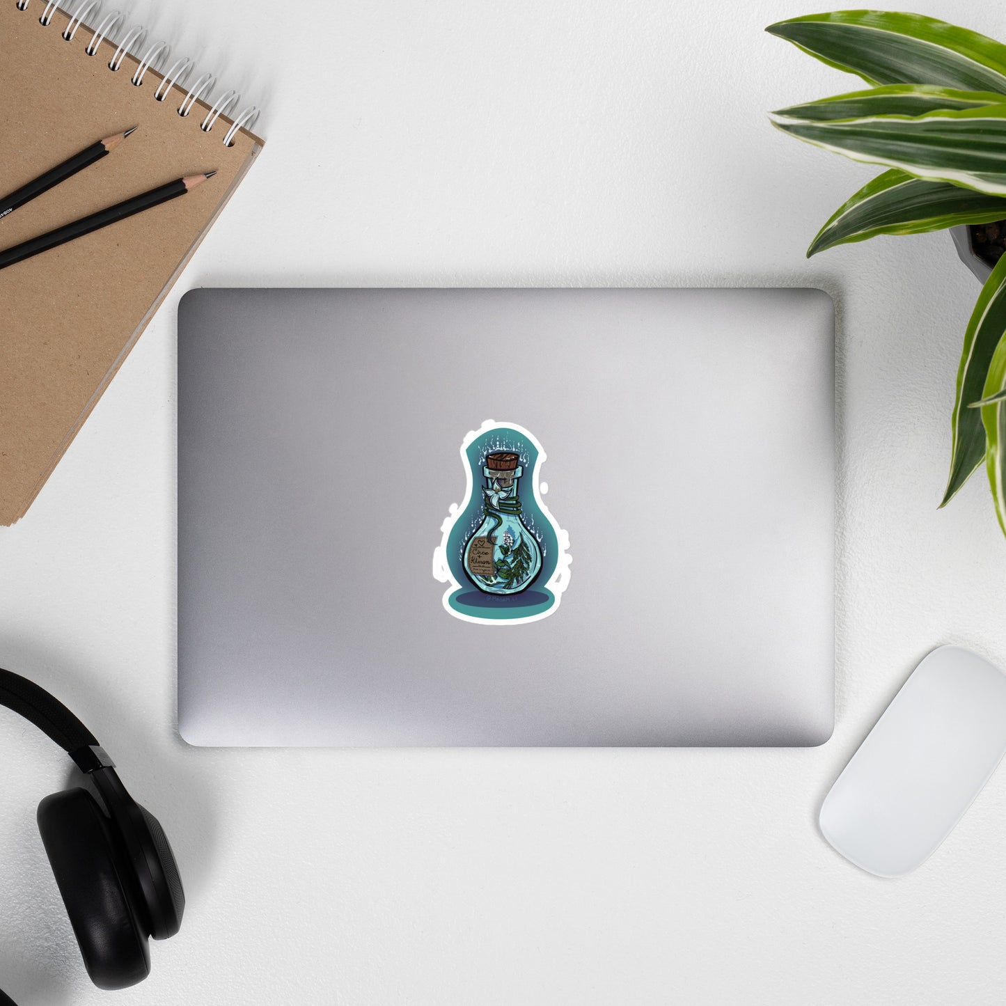 Whispers Across The Styx - Cypris & Mint Potion Bottle Sticker