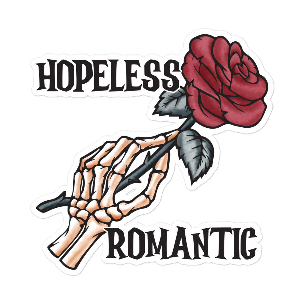 Hopeless Romantic sticker