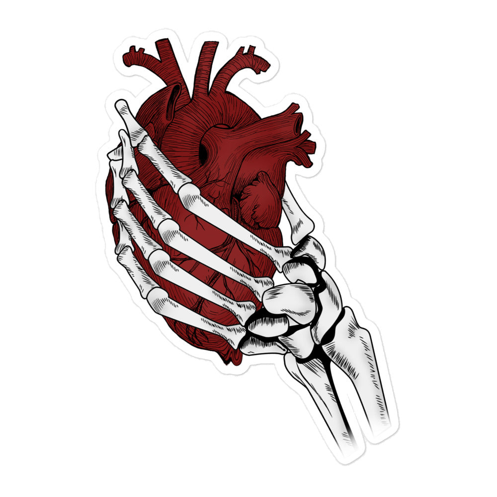 Heart in Hand Sticker