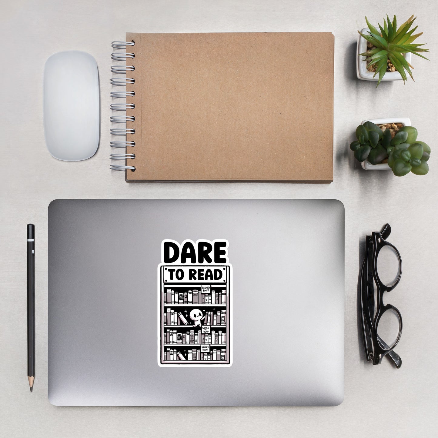 Dare to Read Banned Books sticker