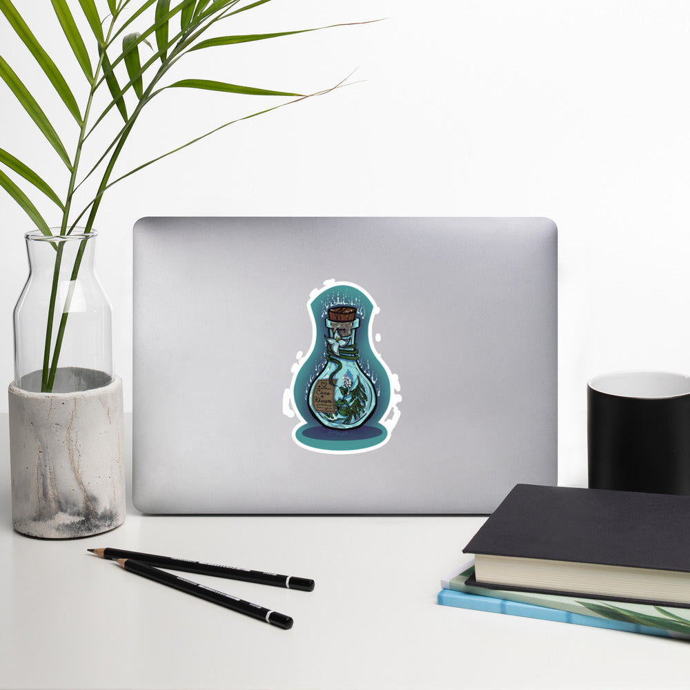 Whispers Across The Styx - Cypris & Mint Potion Bottle Sticker
