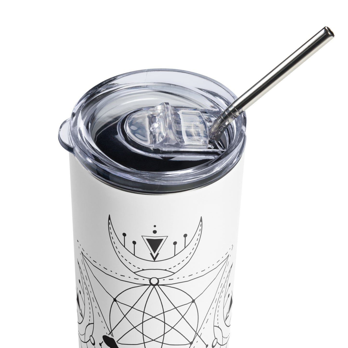 Hippo Spirit Animal Stainless steel tumbler