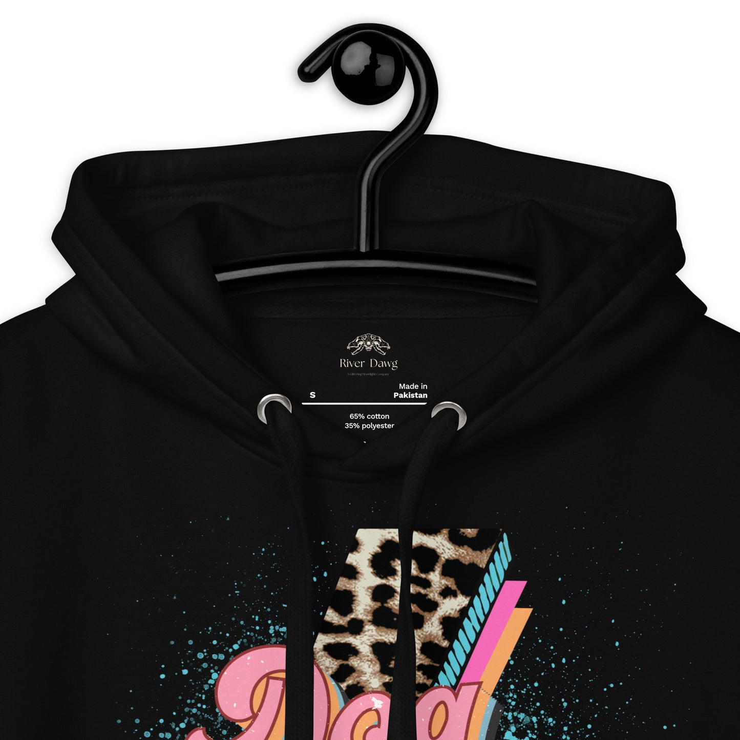 Dog Momma Leopard Lighting Bolt Unisex Hoodie