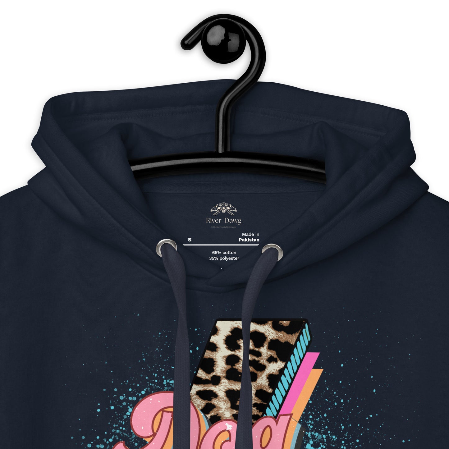 Dog Momma Leopard Lighting Bolt Unisex Hoodie