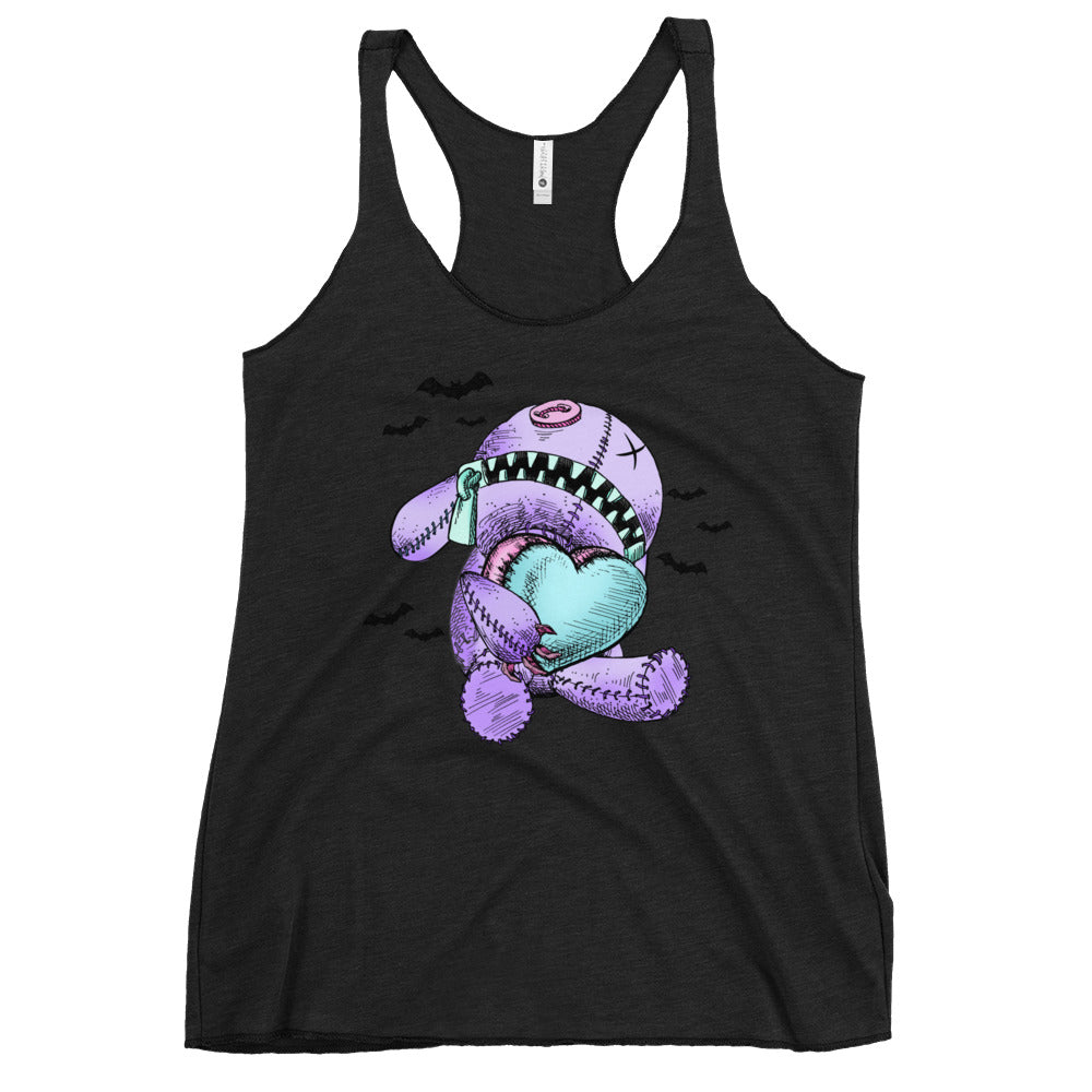 Pastel Goth Teddy Bunny Women's Racerback Tank