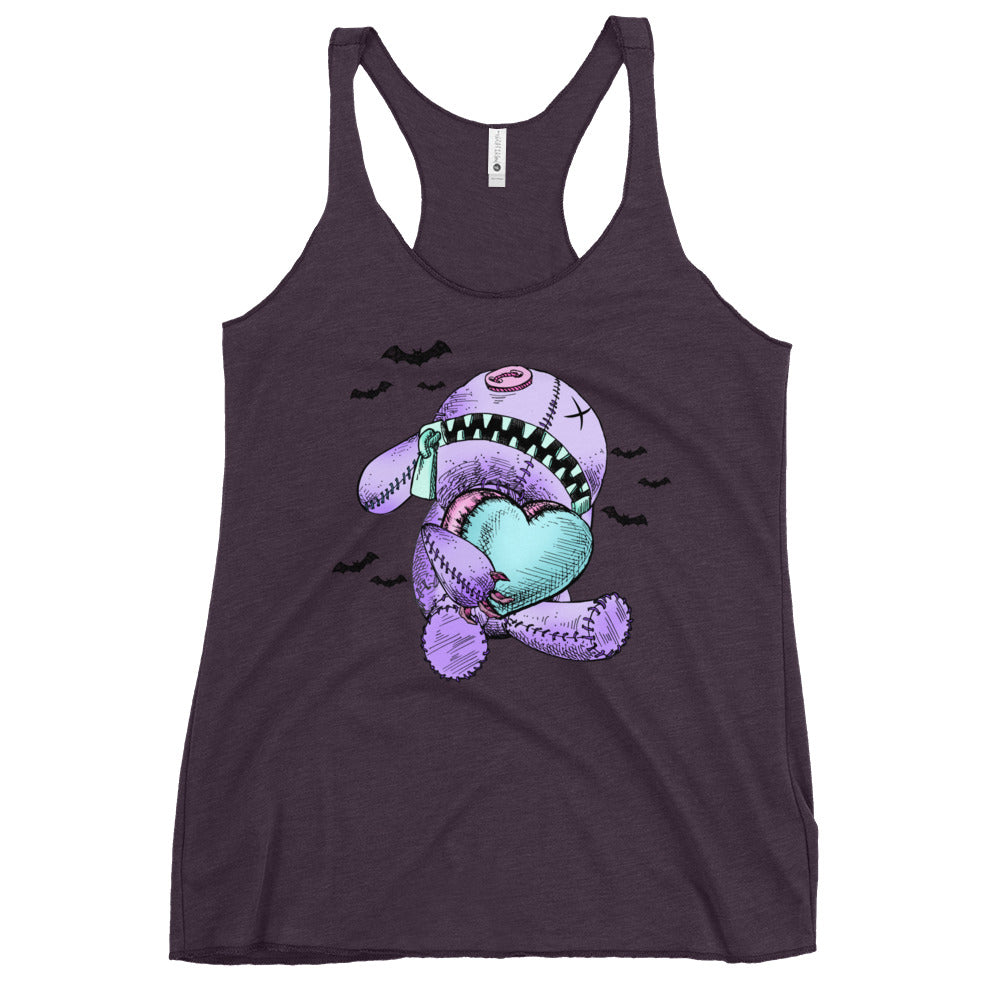 Pastel Goth Teddy Bunny Women's Racerback Tank