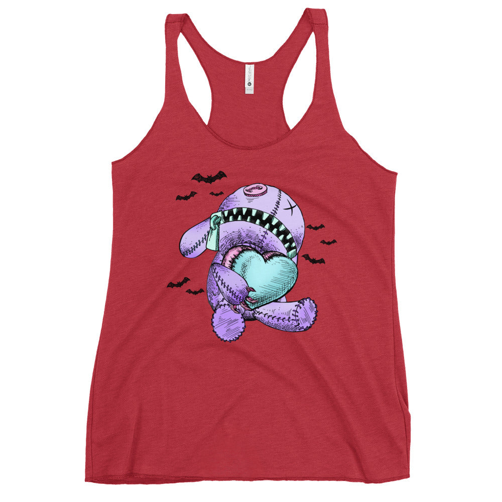Pastel Goth Teddy Bunny Women's Racerback Tank