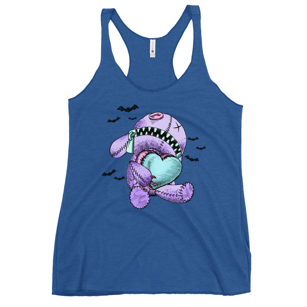Pastel Goth Teddy Bunny Women's Racerback Tank