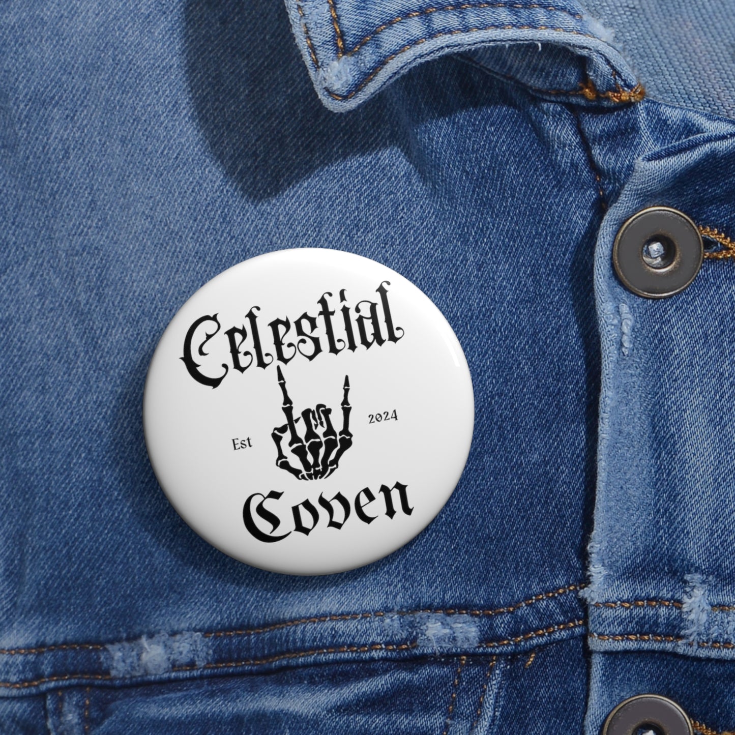 Celestial Coven Pin Button
