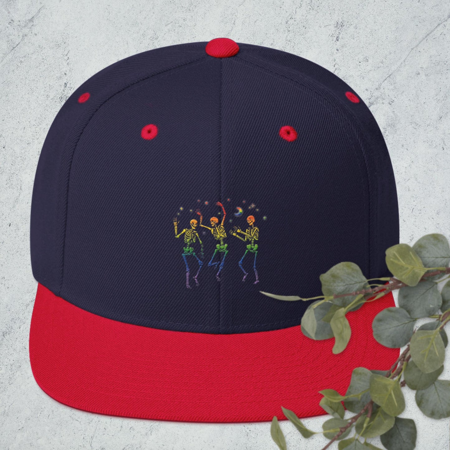Pride Dancing Skellingtons Snapback Hat