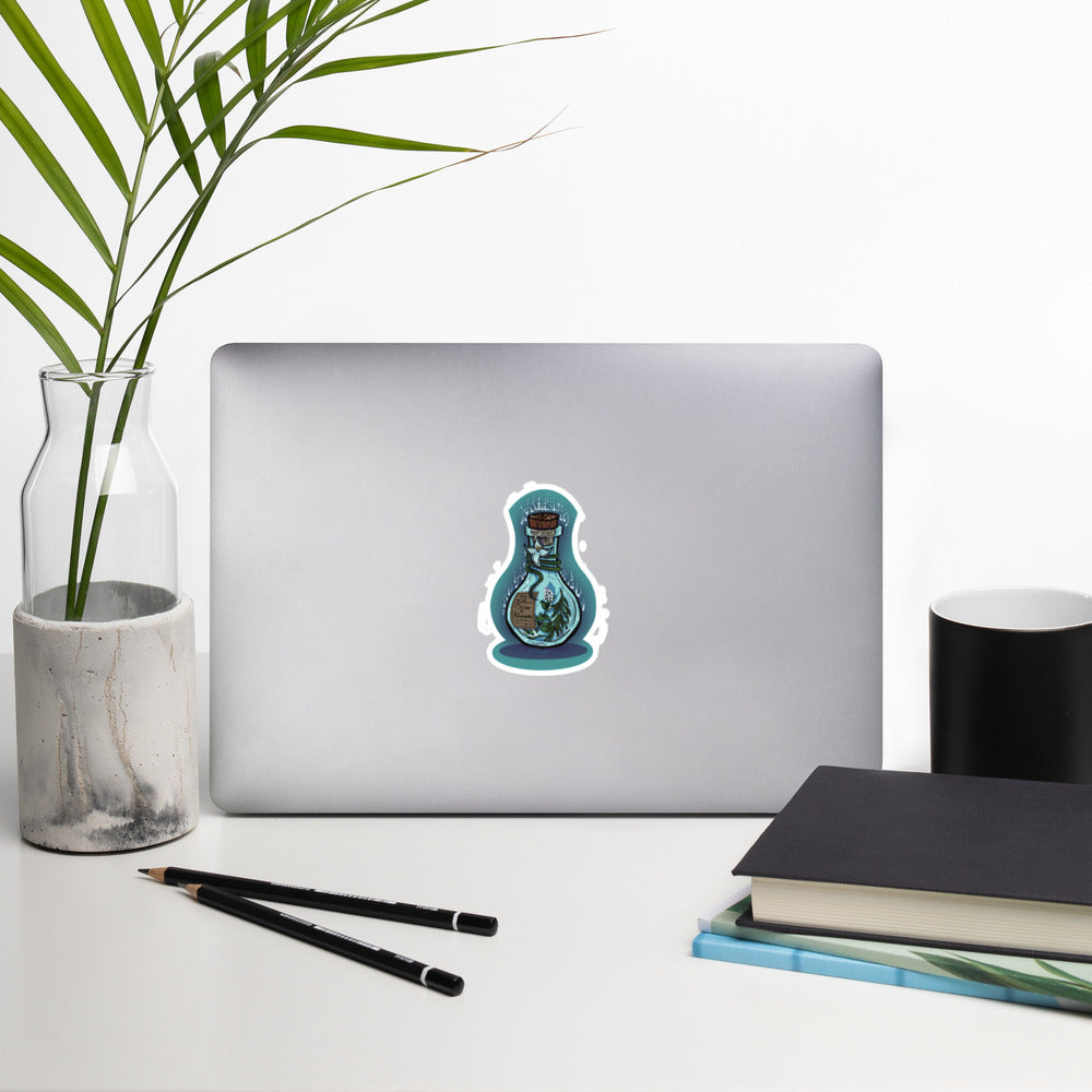 Whispers Across The Styx - Cypris & Mint Potion Bottle Sticker