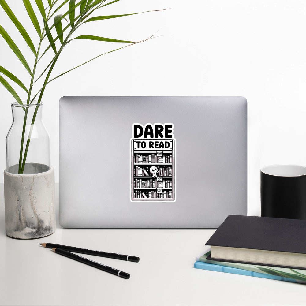 Dare to Read Banned Books sticker