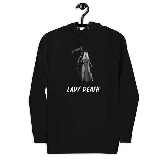 Lady Death -  Cosmic Requiem Circle Unisex Hoodie