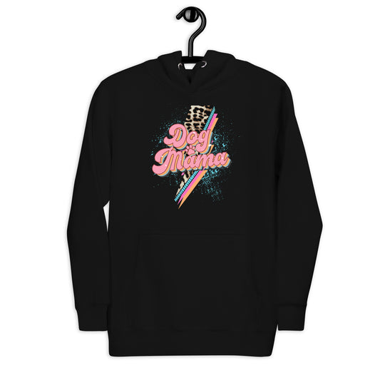 Dog Momma Leopard Lighting Bolt Unisex Hoodie