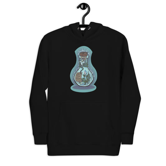 Whispers Across the Styx" Potion Bottle Hoodie by Madam__lj