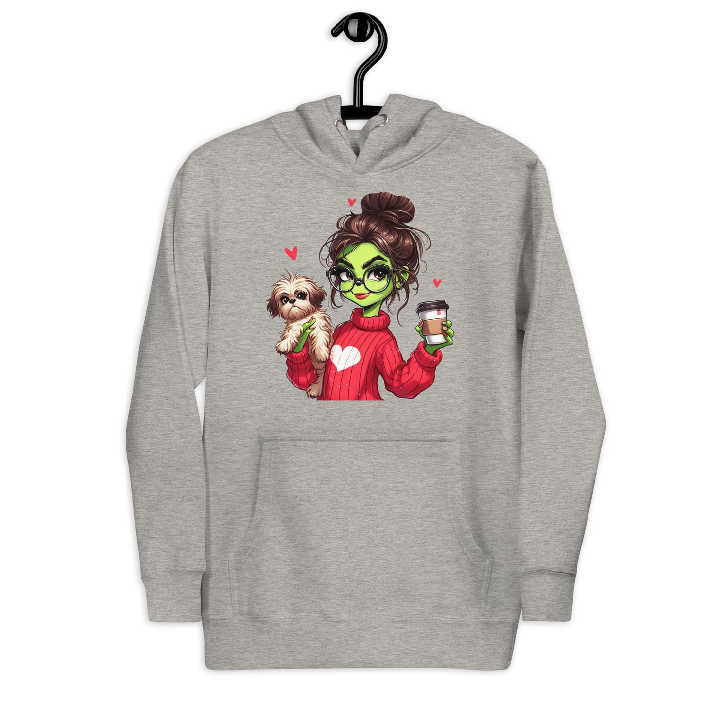 Grinc Woman & Dog Unisex Hoodie