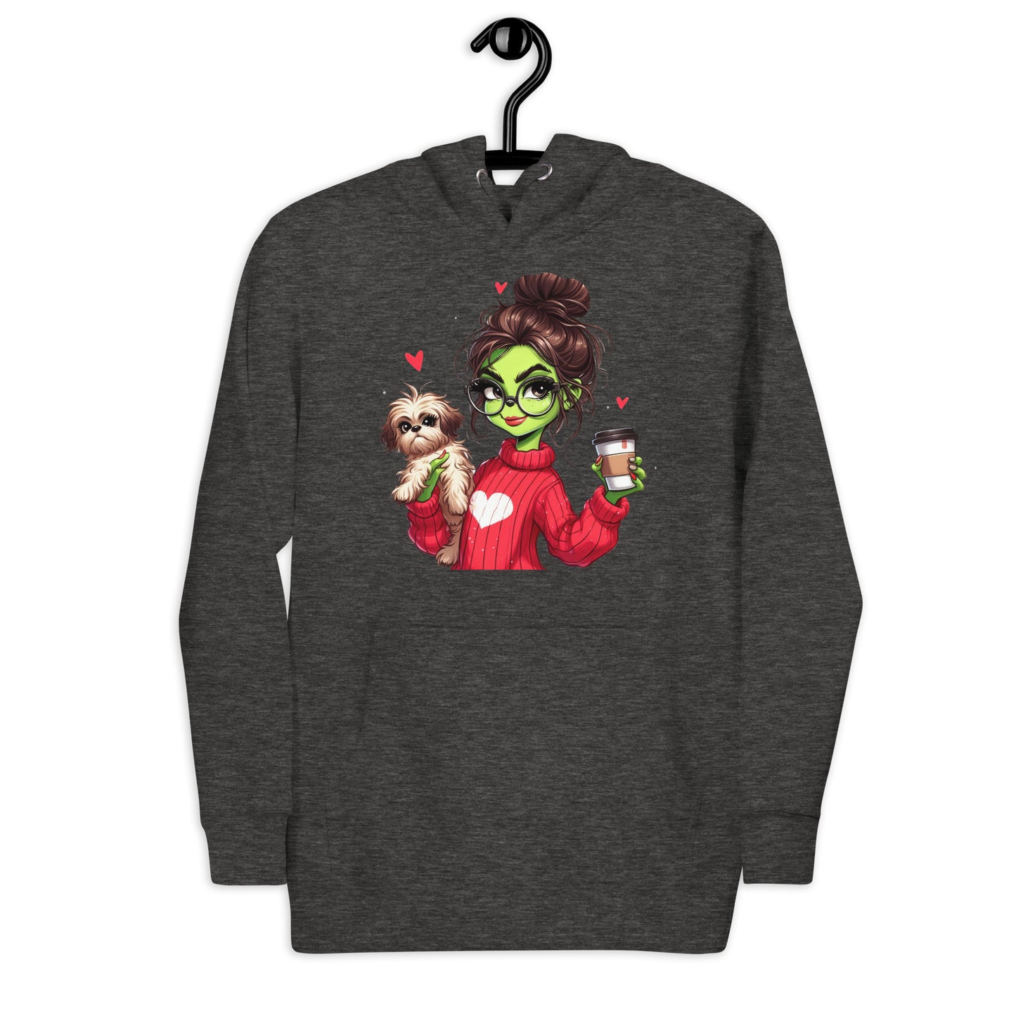 Grinc Woman & Dog Unisex Hoodie