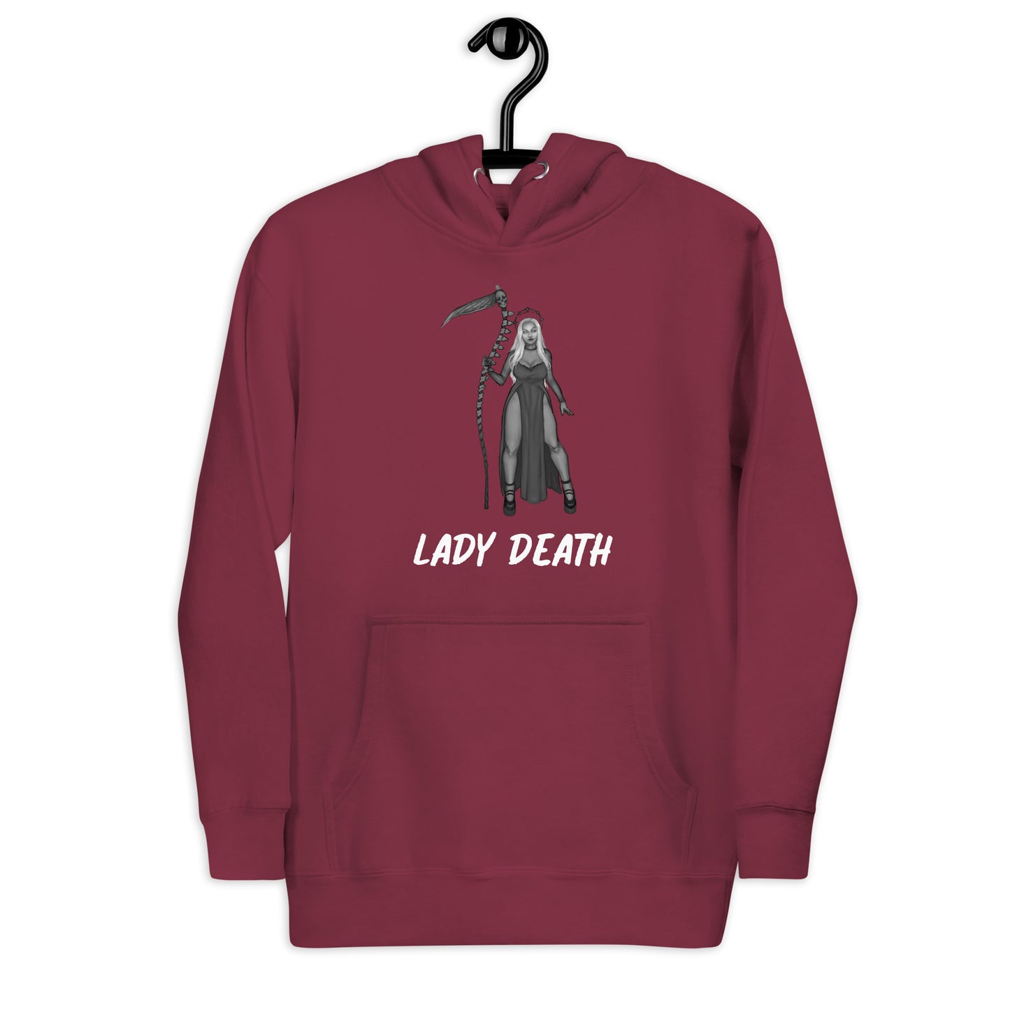 Lady Death -  Cosmic Requiem Circle Unisex Hoodie