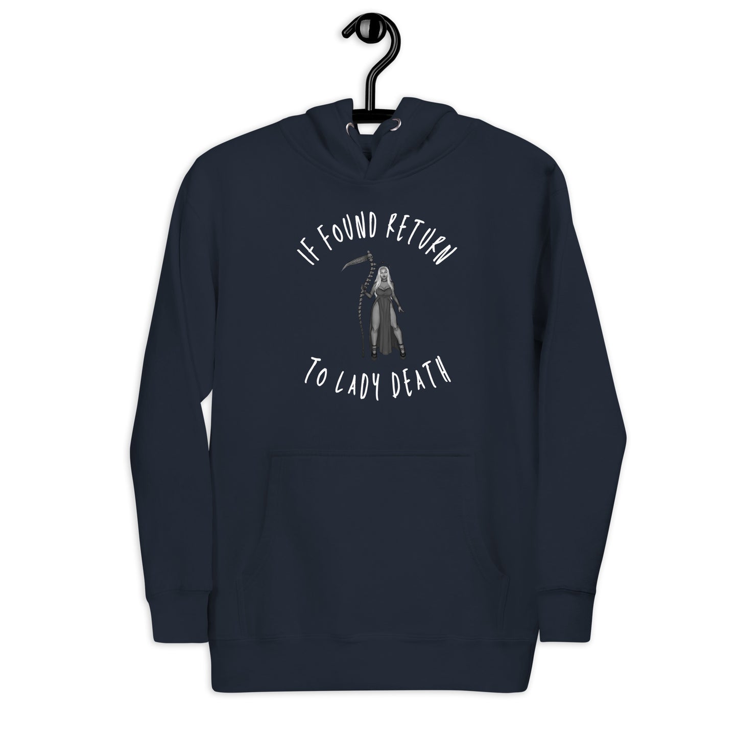If Found Return to Lady Death Unisex Hoodie