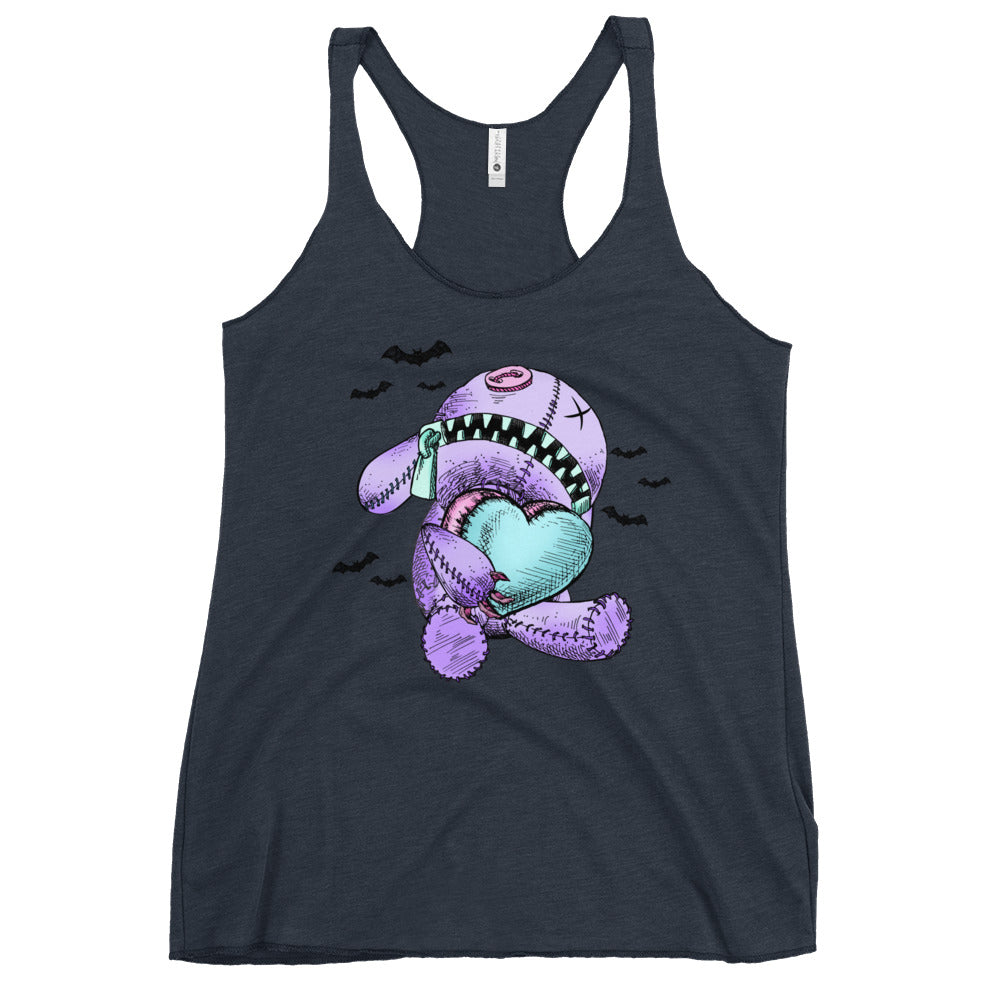Pastel Goth Teddy Bunny Women's Racerback Tank