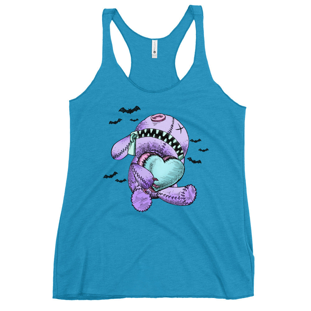 Pastel Goth Teddy Bunny Women's Racerback Tank